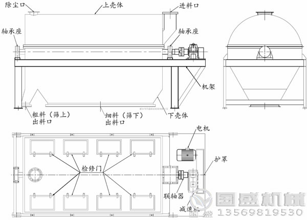 滾筒式振動(dòng)篩沙機(jī) 滾筒式振動(dòng)篩沙機(jī)
